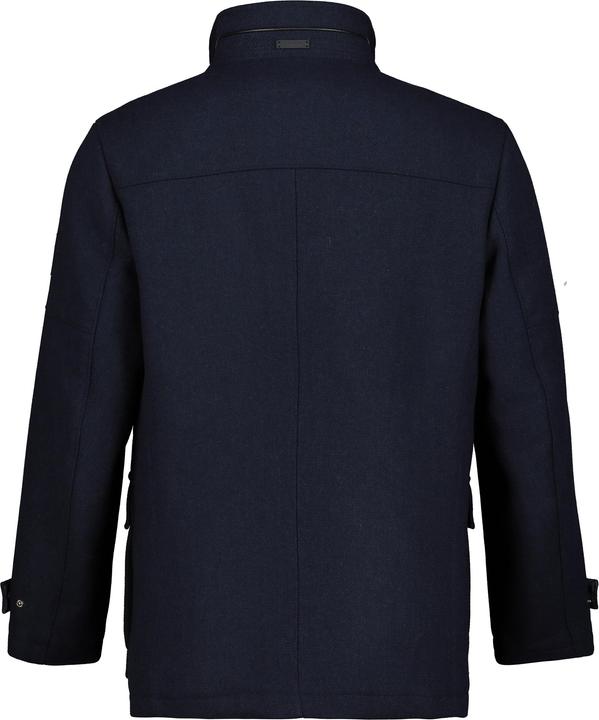 Image du produit JP1880 Veste en laine# mélangée déperlante avec empiècement à chevrons et col montant (5XL)