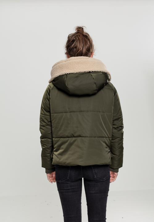 Produktbild Urban Classics Ladies Sherpa Hooded Jacket (XL)