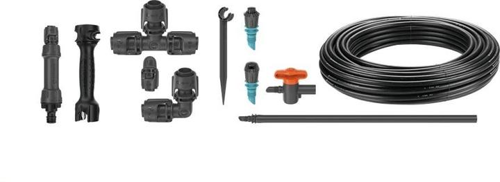 Image du produit Gardena Kit Micro-Drip Système pour potager/jardin de fleurs (Kit d'irrigation goutte à goutte)