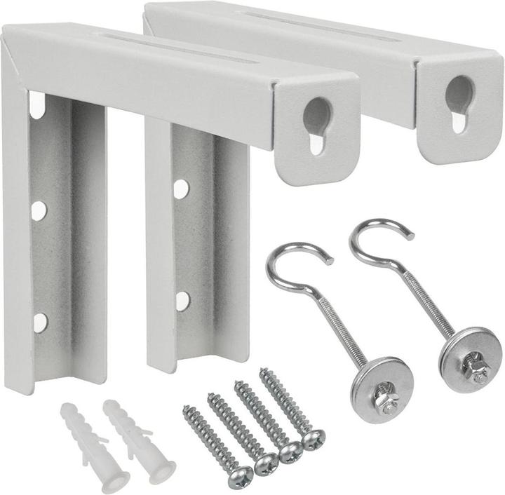 Maclean MC-923 Set of 2 hangers for projection screens max. load 25KG set (Wand)