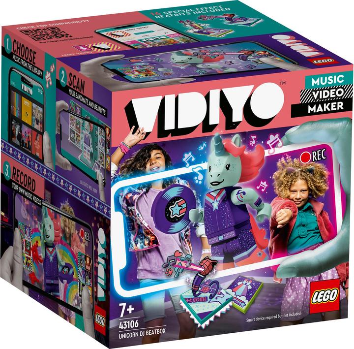 Image du produit LEGO Unicorn DJ BeatBox (43106, LEGO Vidiyo)