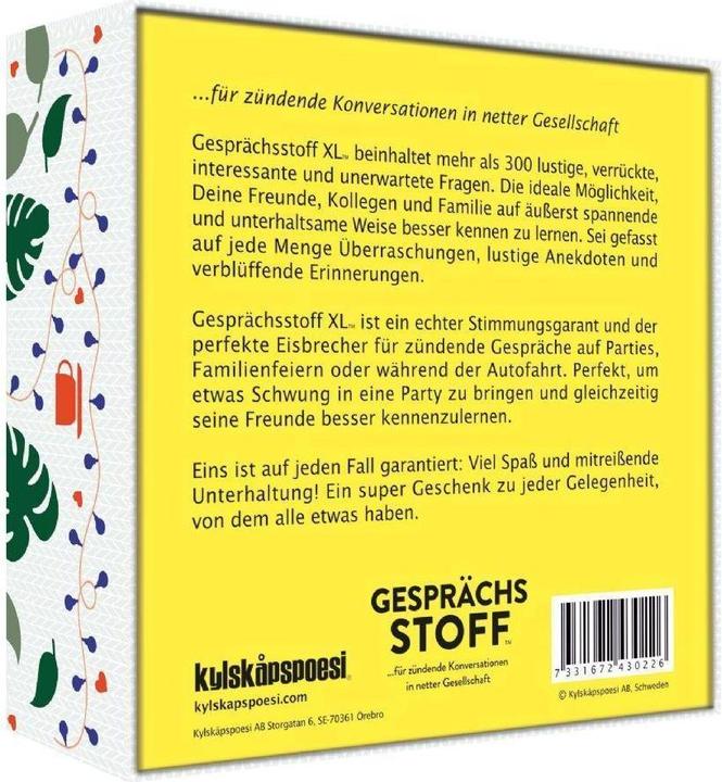 Produktbild Gesprächsstoff XL (Deutsch)