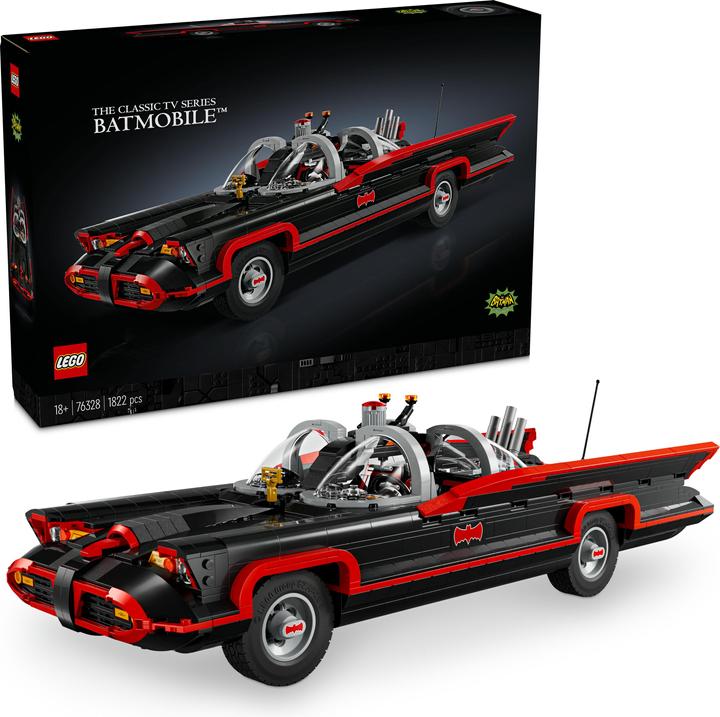 Productafbeelding LEGO Batman™: Batmobile™ van de klassieke tv-serie (76328, LEGO DC, LEGO Zeldzame Sets)