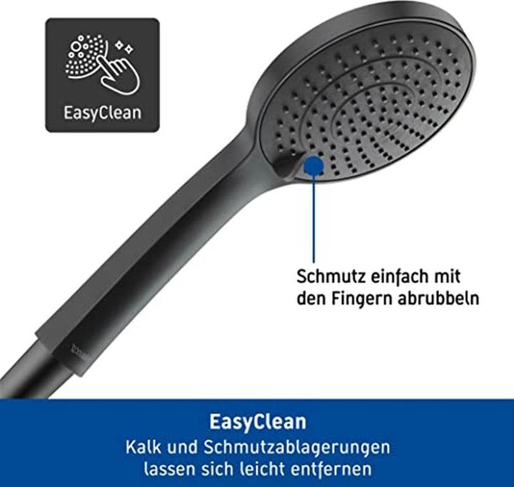 Image du produit Duravit Set de douche noir mat (3 Types de jets, 14 l/min)