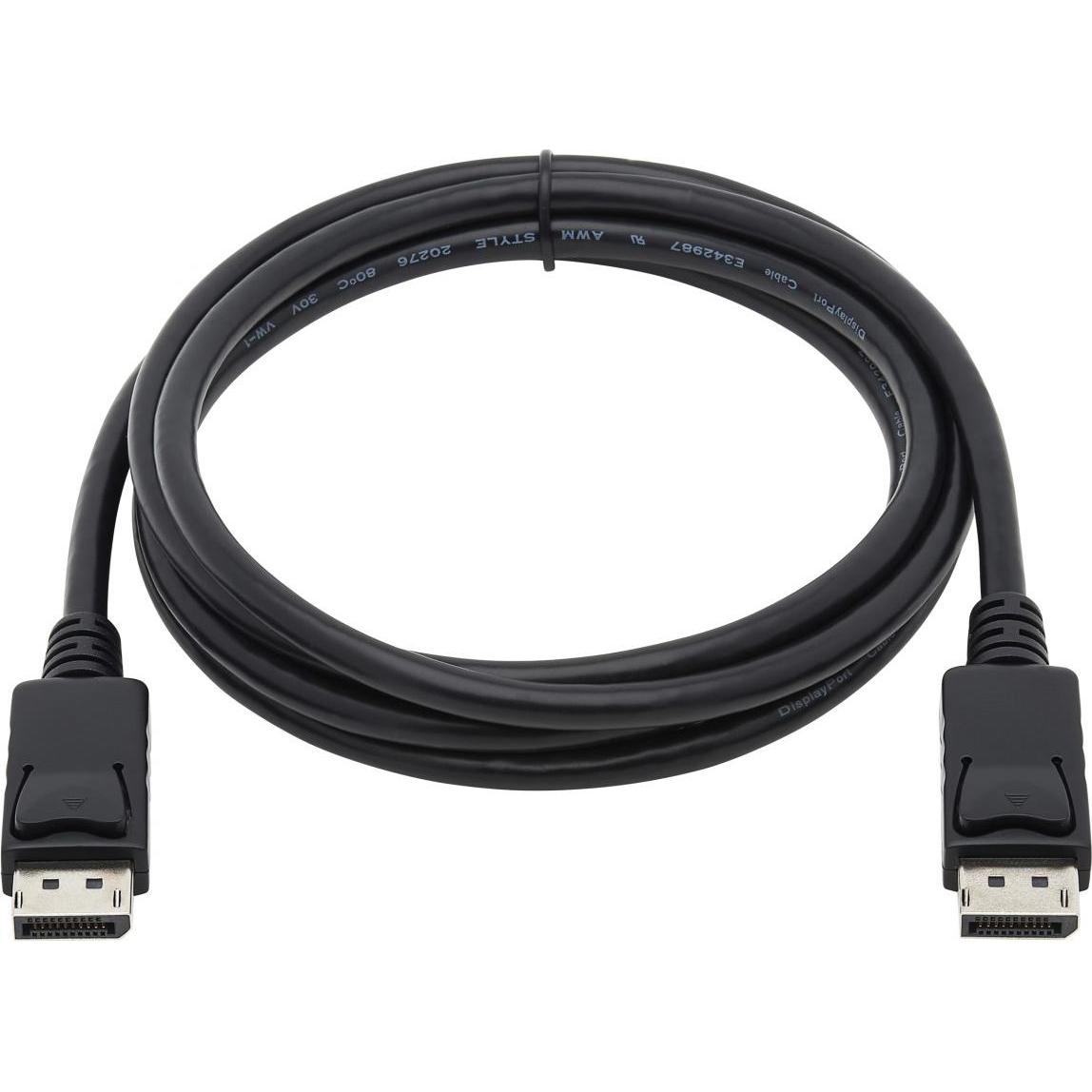Thumbnail - Eaton DisplayPort Cable with Latches 4K 60Hz M/M 6ft. 1.83m (1.83 m, DisplayPort), Video Kabel