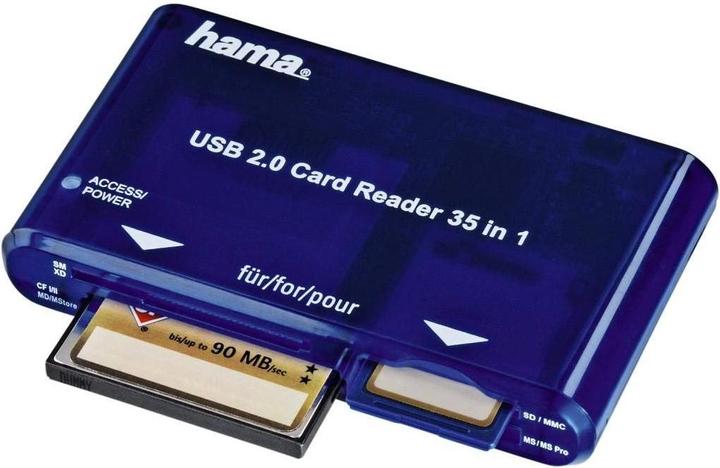 Actual product image Hama USB 2.0 multi card reader 35in1 (USB 2.0)