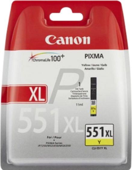 Actual product image Canon Cli-551y XL (Y)