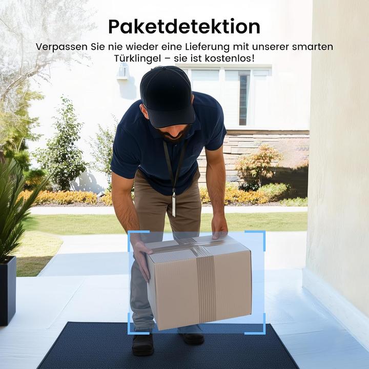 Produktbild Aosu 2K HD Video-Türklingel mit Kamera und Gong