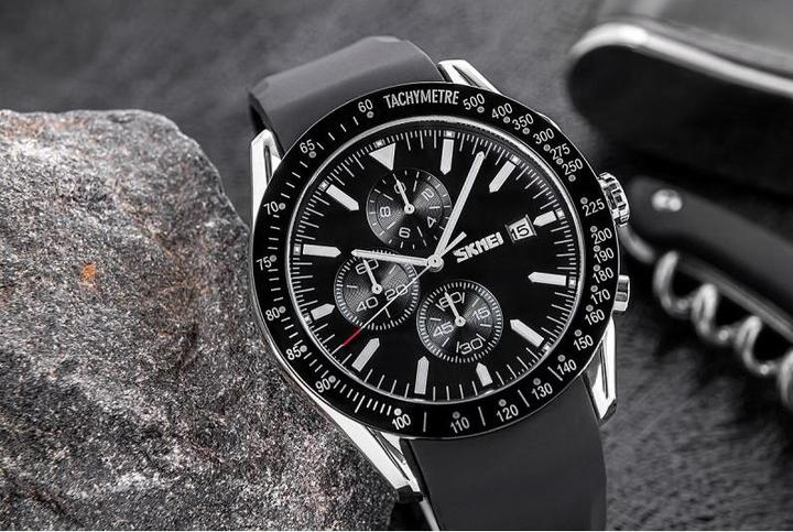 Immagine prodotto Skmei 9253PSIBK Herrenuhr + BOX (Orologio da polso analogico, 45 mm)