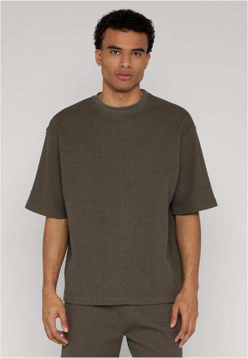 Produktbild Urban Classics Thermal Waffle Tee paleolive M (M)