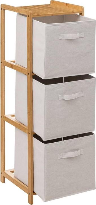 Actual product image 5Five Bathroom storage - 3 drawers - Bamboo