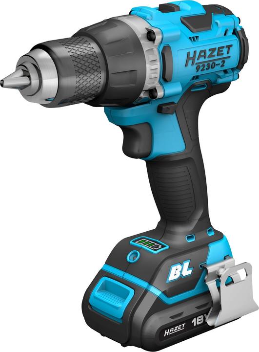 Actual product image HAZET Cordless drill set ∙ 18 V ∙ 2 Ah ∙ 4 pieces 9230-2/4 ∙ Number of tools: 4 (Rechargeable battery operated)