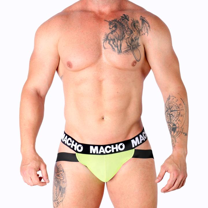 Actual product image Macho Underwear Macho - Mx28fa Jock Green Fluor L (L)