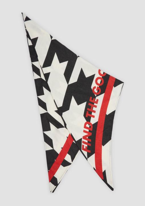 s.Oliver Schal Dreieckstuch mit Allover-Animal-Print