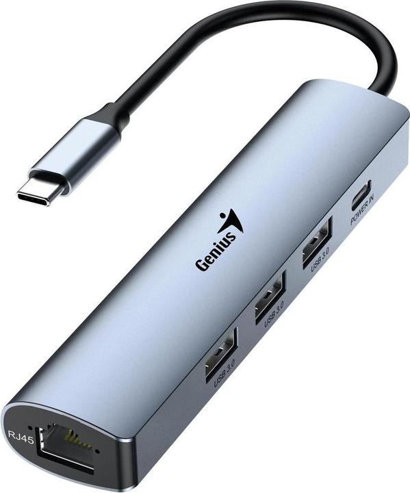 Produktbild Genius UH-545 Eisengrau (USB-C, 4 Ports)
