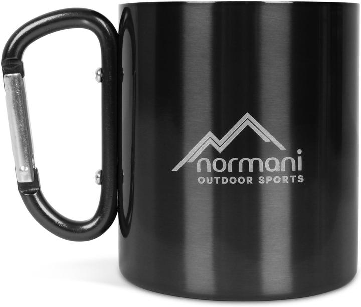Actual product image Normani Stainless steel cup 330 ml with carabiner Wisconsin