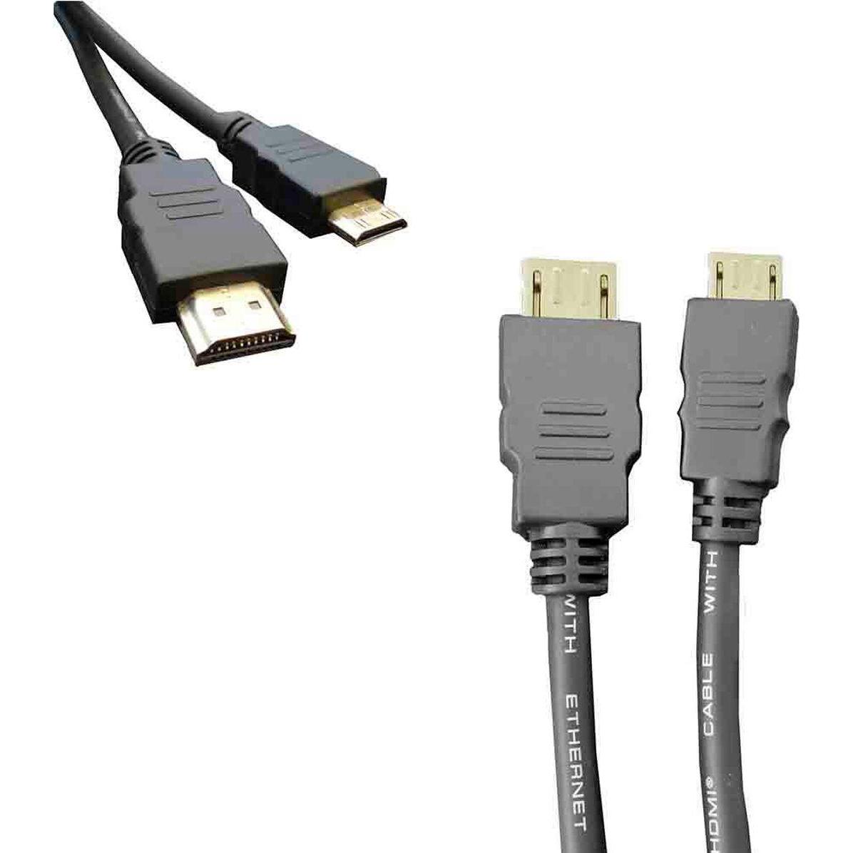EDM HDMI Kabel 51241 Schwarz 1,5 m (1.50 m), Cavo video, Nero