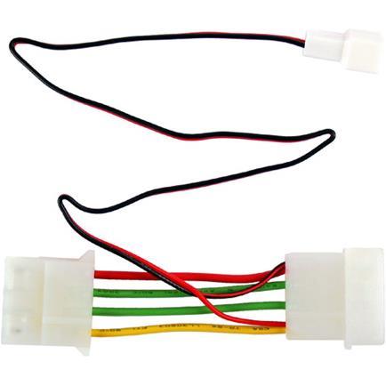 Aquatuning Revoltec 3-Pin zu 4-Pin Spannungsadapter, Interne Kabel (PC)