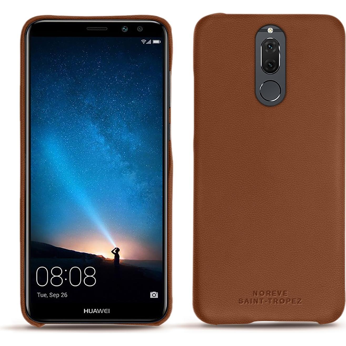 Thumbnail - Noreve Lederschutzhülle (Huawei Mate 10 Lite), Smartphone Hülle, Braun