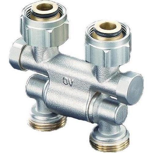 Oventrop OV Absperrverschraubung ZBU Multiflex F schwenkbar, 3/4Zoll ÜMx3/4Zoll AG, Zubehör Heizen