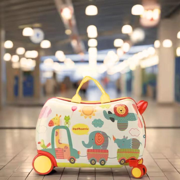 Immagine prodotto Hermex Kinderkoffer Hartschalenkoffer Reisegepäck Kindertrolley Koffer (18 l)