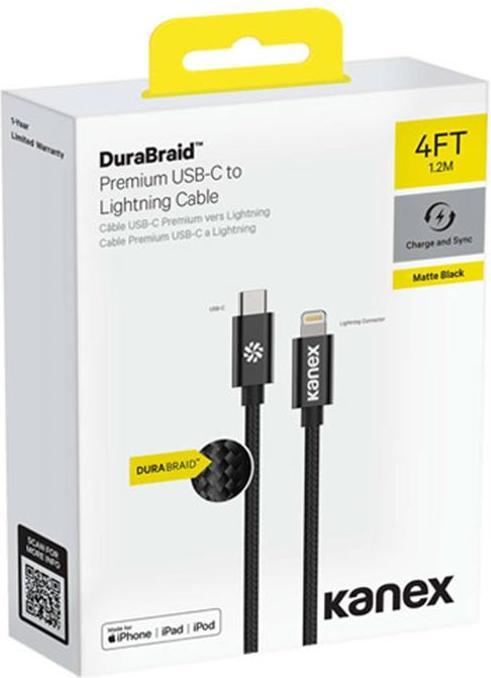 Actual product image Kanex DuraBraid Lightning Cable (1.20 m, USB 3.2 Gen 1)