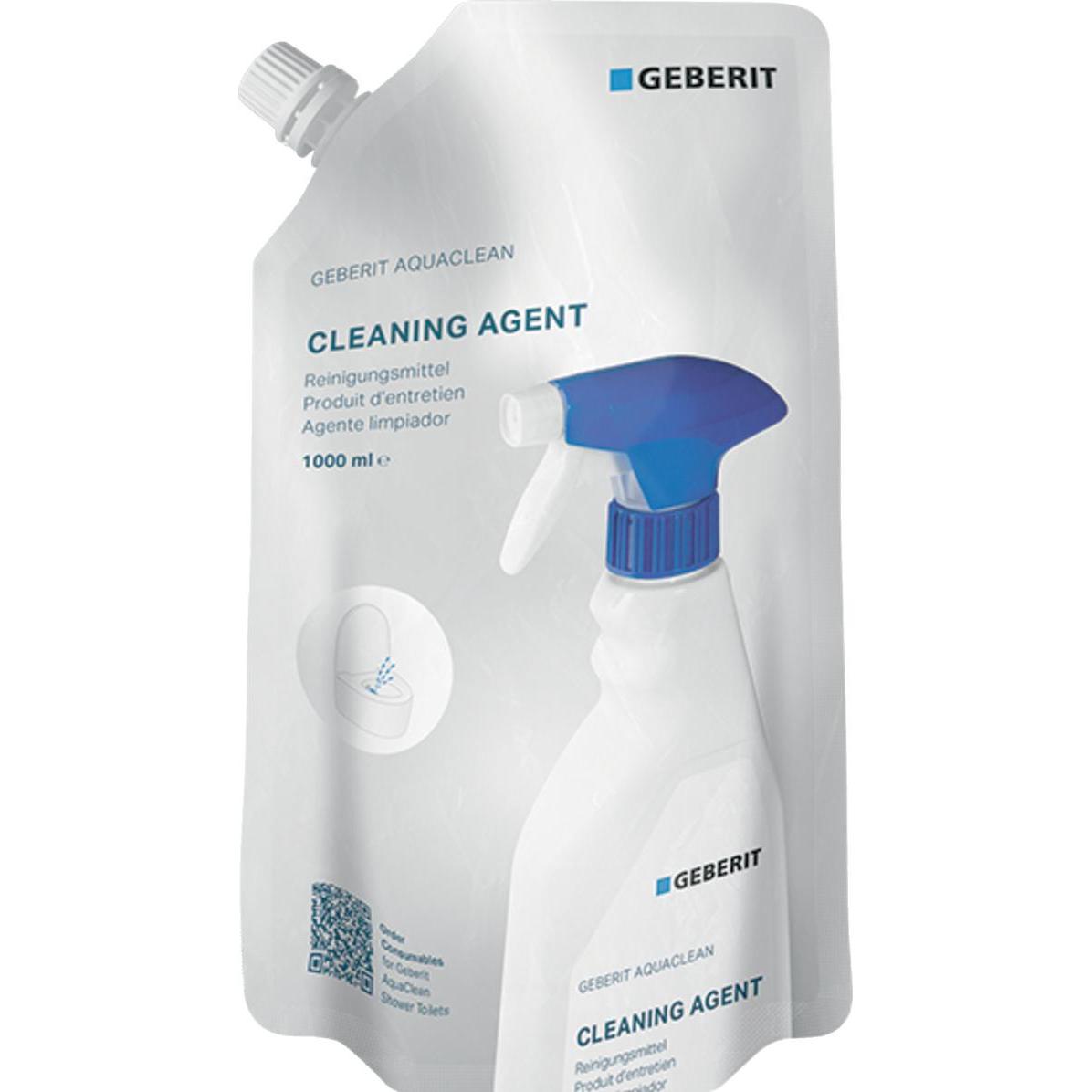 Geberit AquaClean, Reinigungsmittel, Transparent