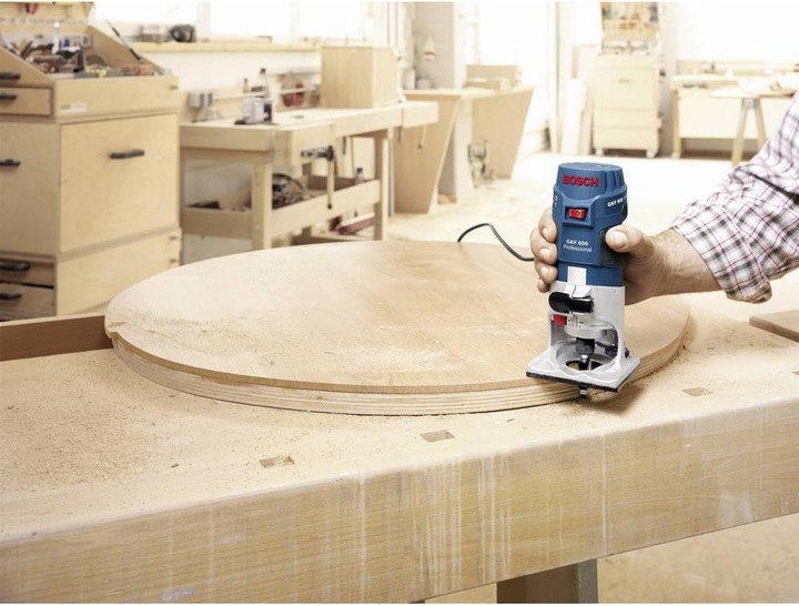 Actual product image Bosch Professional Edge router GKF 600, with carrying case