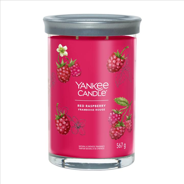 Actual product image Yankee Candle Red Raspberry Signature Large Tumbler Scented Candle (567 g)