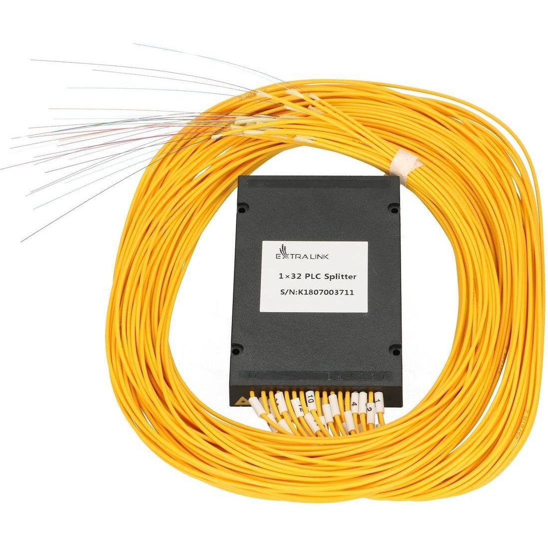 Extralink 1:32 PLC SPLITTER NO CONNECTORS 2.0 MM 1.5M ABS MODULE (CAT6, 1.50 m), Cavo di rete