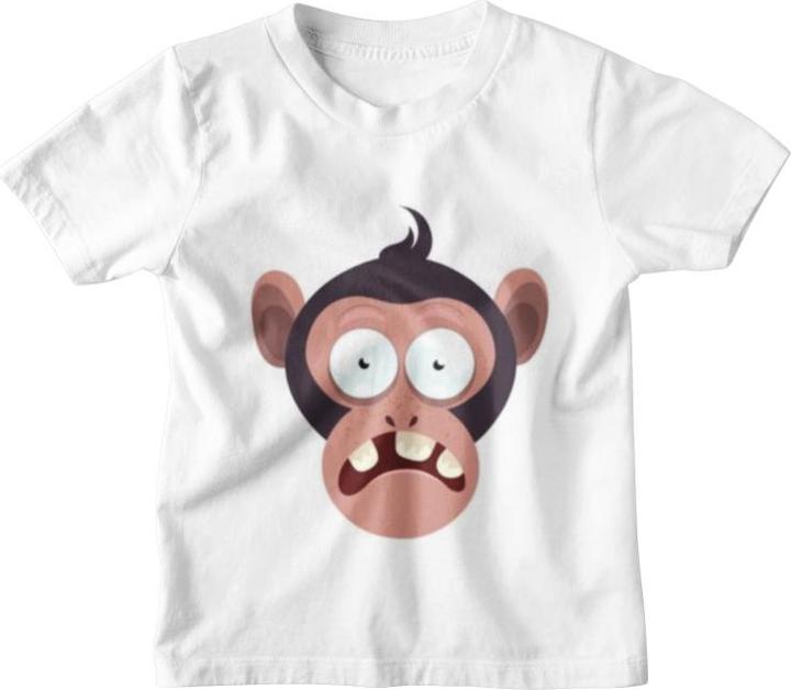 Produktbild Printbaer.ch Kinder T-Shirt Monkey 4 (116, 122)