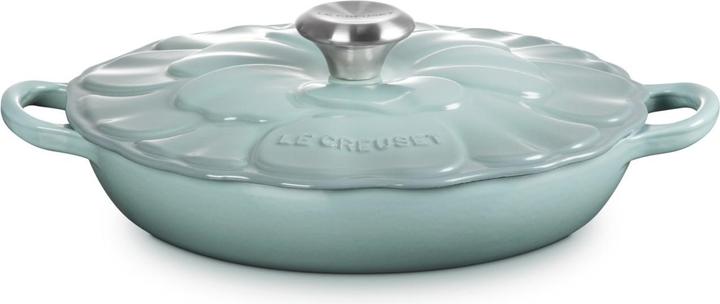 Produktbild Le Creuset Flower Sea Salt (26 cm, Bratpfanne, Gusseisen)