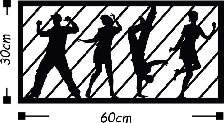 Produktbild Wallxpert DanceWoman 2 (60 x 30 cm)