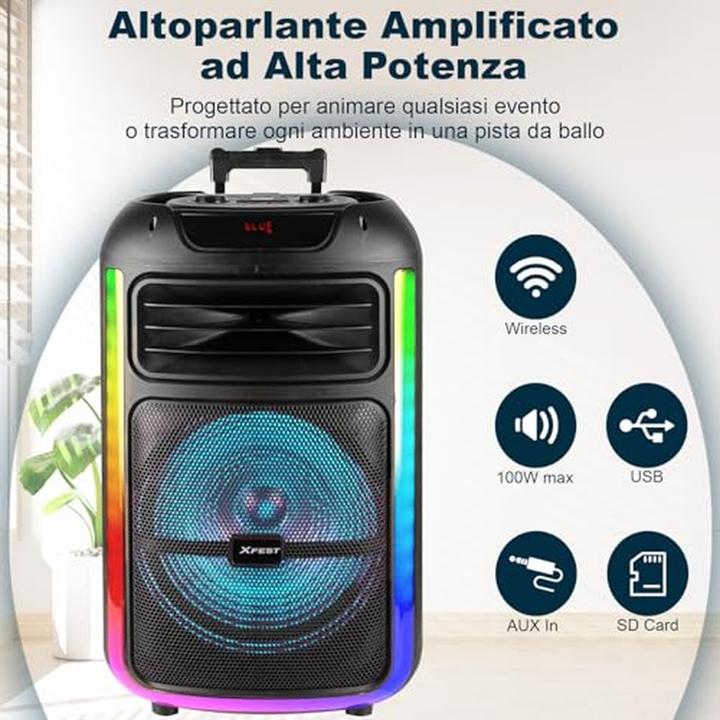 Actual product image Trevi XF 1400 KB (Rechargeable battery operated, Electrical connection)