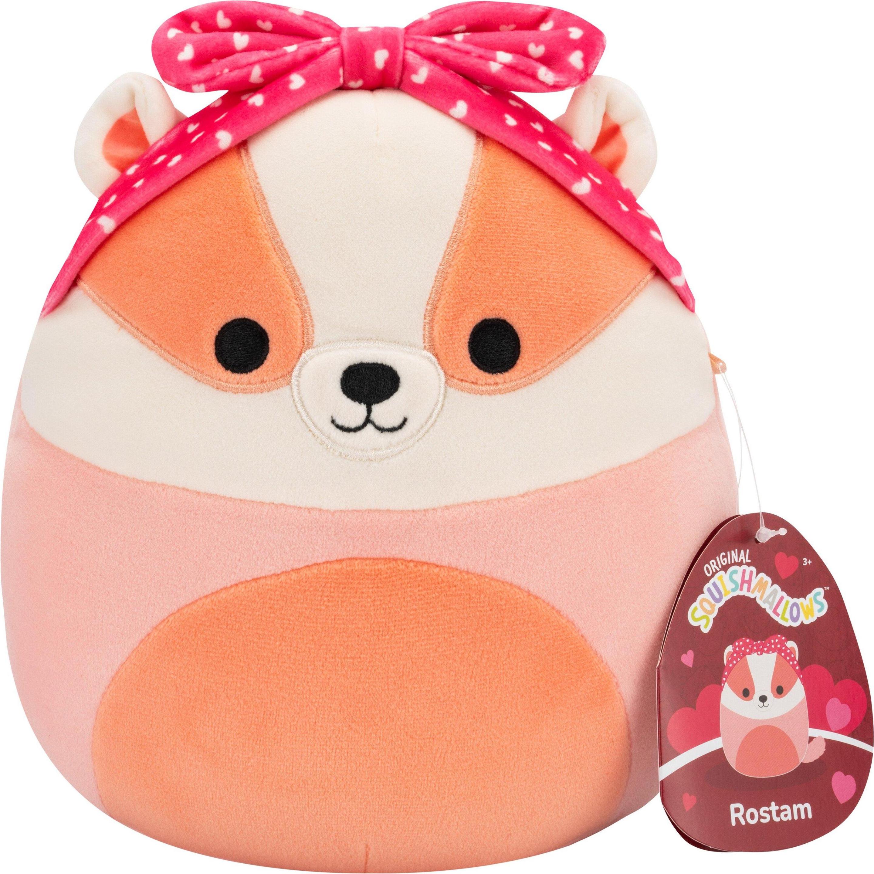 Squishmallows - 19 cm Heart Plush - Rostam Badger (19 cm)