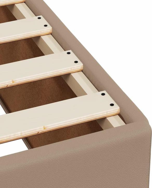 Produktbild vidaXL Boxspringbett Polsterbett Bett Doppelbett Matratze 140x190cm Kunstleder (140 x 190 cm)