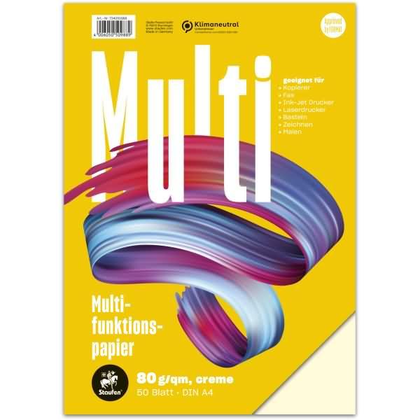 Staufen, Kopierpapier, Multifunktionspapier 7X PLUS (80 g/m², 50 x, A4)