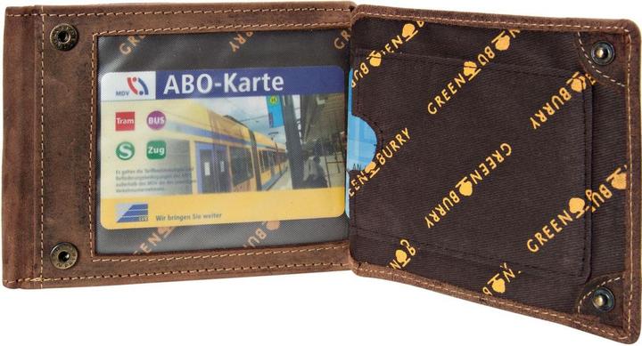 Actual product image Greenburry Vintage Geldbörse Leder 12 cm