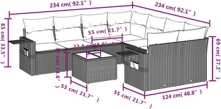 Produktbild vidaXL Megan