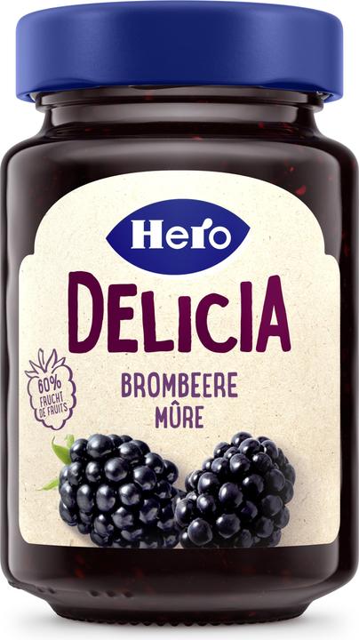 Actual product image Hero Delicia blackberry jam (290 g)