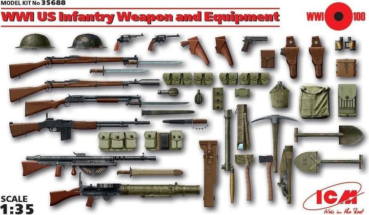 Actual product image ICM WWI US Infantry W&E