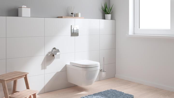 Actual product image Grohe Wall-hung WC set Euro ceramic rim flush awe