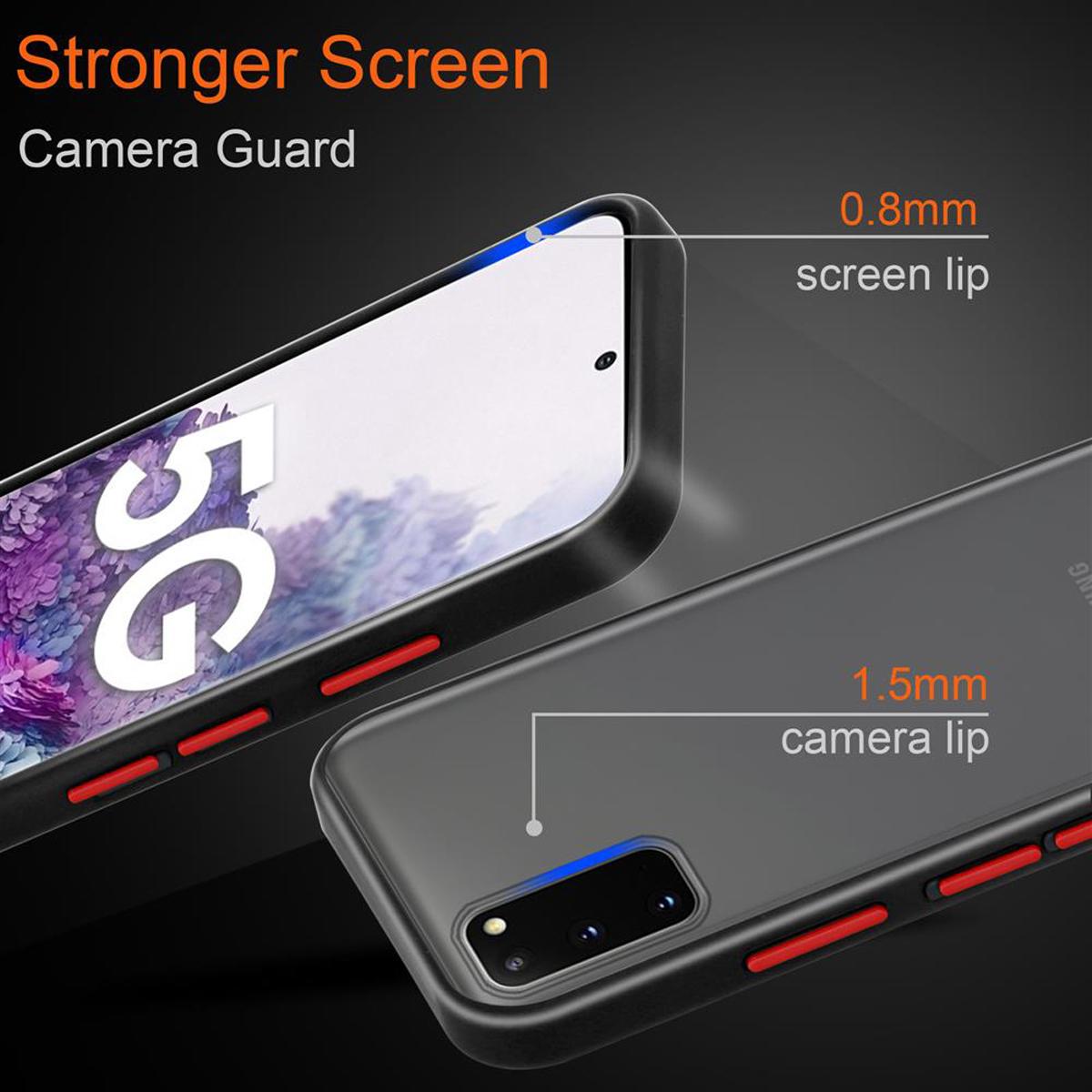 Thumbnail - Cadorabo Hybrid Matt Cover (Samsung Galaxy S20+), Smartphone Hülle, Transparent