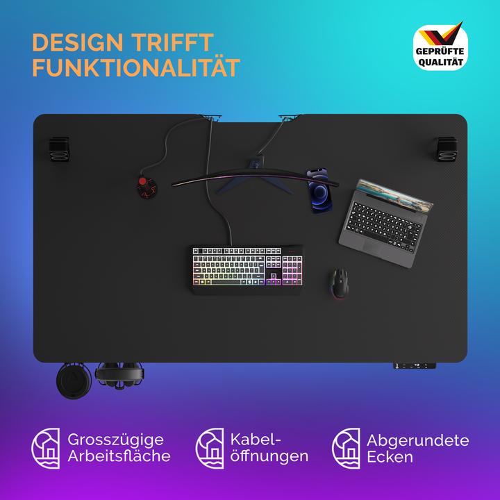 Image du produit Casaria Bureau (110 x 60 x 118 cm)