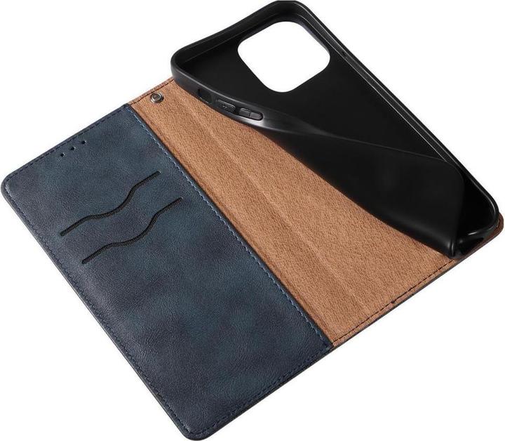 Actual product image Hurtel Magnet Strap Case Case for Samsung Galaxy S23 Ultra Flip Wallet Mini Lanyard Stand Blue (Samsung Galaxy S23 Ultra)