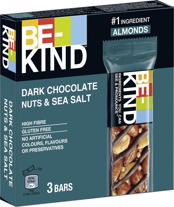 Immagine prodotto Be-Kind Cioccolato fondente con noci e sale marino (1 pz., 90 g)