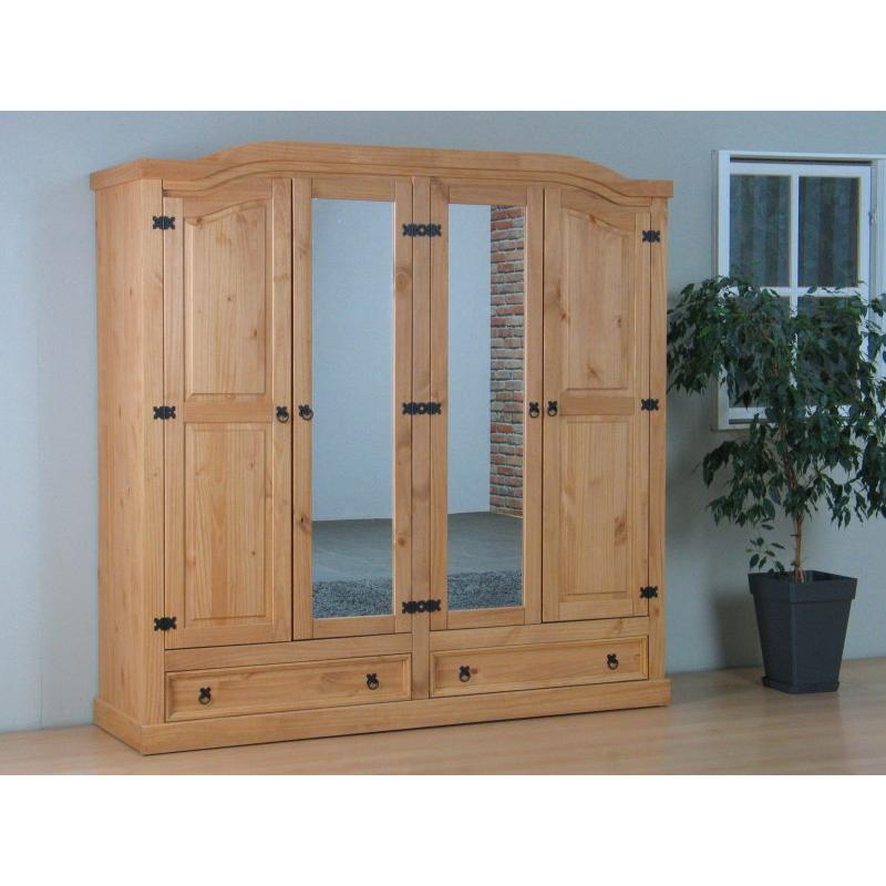 Thumbnail - Ebuy24, Kleiderschrank, Kleiderschrank New Mexico (193 x 194 x 57 cm)