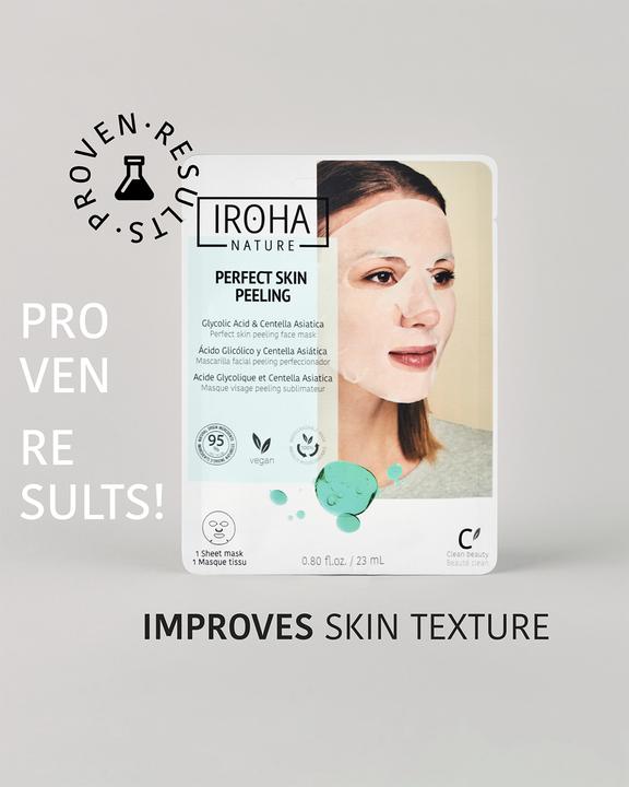 Immagine prodotto Iroha Nature Maschera per il viso in tessuto glicolico (18 ml)