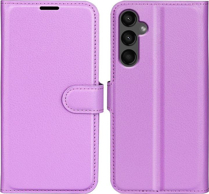 Cover-Discount Galaxy A15 - Leder Etui Hülle violett (Samsung Galaxy A15)