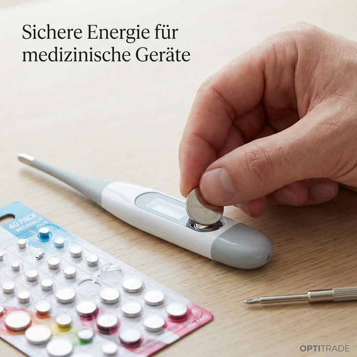 Produktbild Grundig Lithiumbatterie 40 Stück (40 Stk., Gerätespezifisch, 13 mAh)